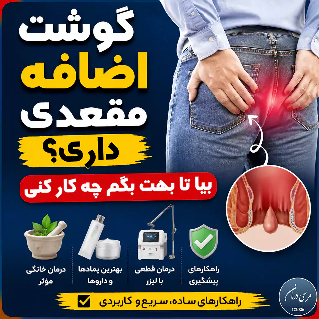 درمان خانگی گوشت اضافه مقعدی در موارد خفیف و غیرملتهب، با هدف کاهش تحریک، نرم شدن بافت و کوچکتر شدن تدریجی زائده انجام میشود.